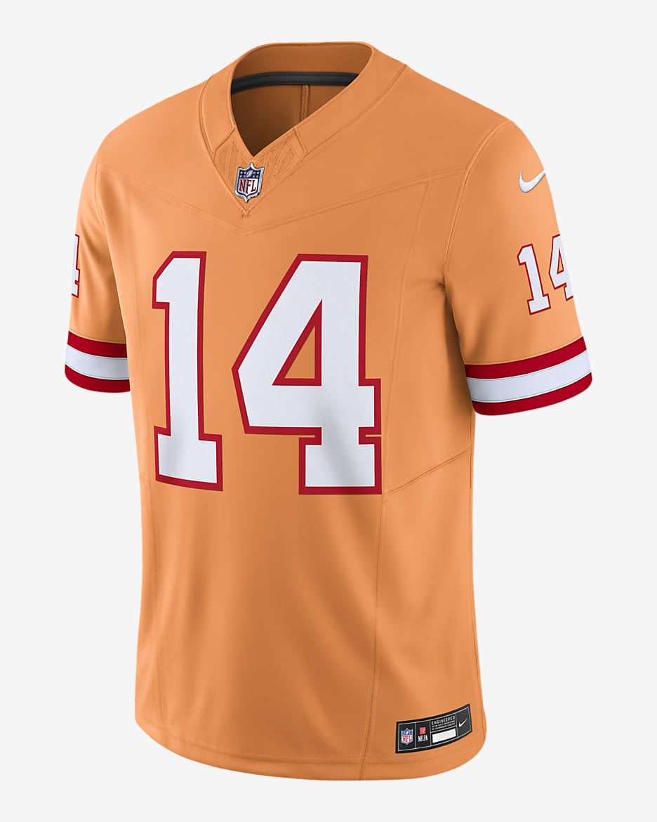 Men s Nike Devin White Orange Tampa Bay Buccaneers Vapor F.U.S.E. Limited Jersey Size Small